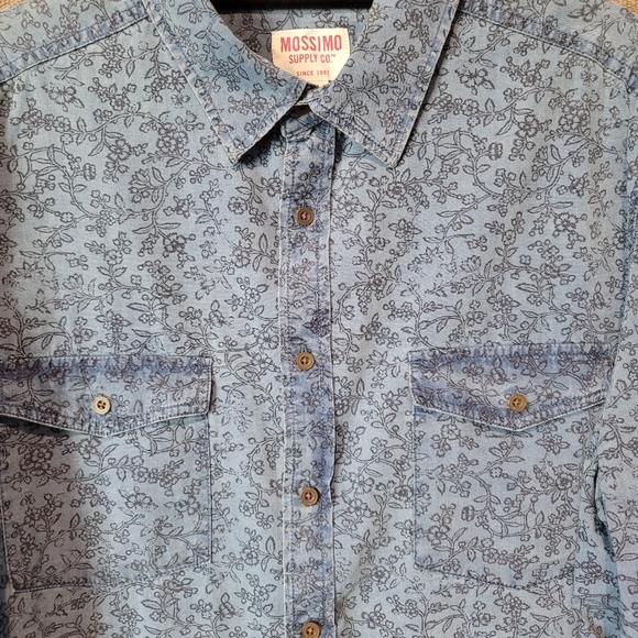 Mossimo pattern jean button down - Picture 2 of 3